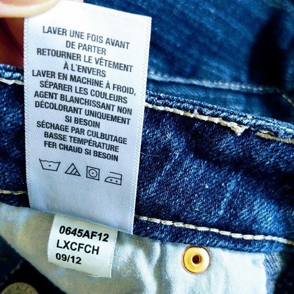 Aeropostale Ashley Ultra Skinny 5/6 Distressed Ankle/Cropped Denim Blue Jeans - Picture 12 of 12